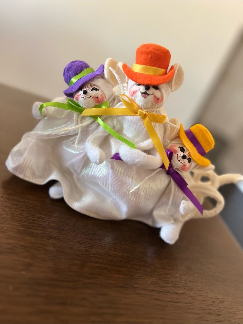 Vintage Annalee ghost mice
